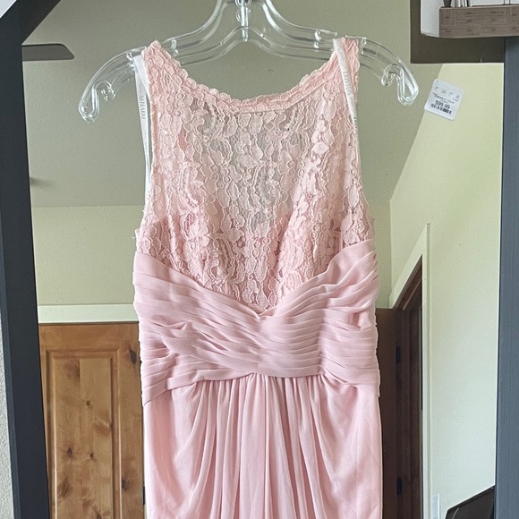 David's Bridal Dresses Pale Pink Bridesmaid Dress Poshmark